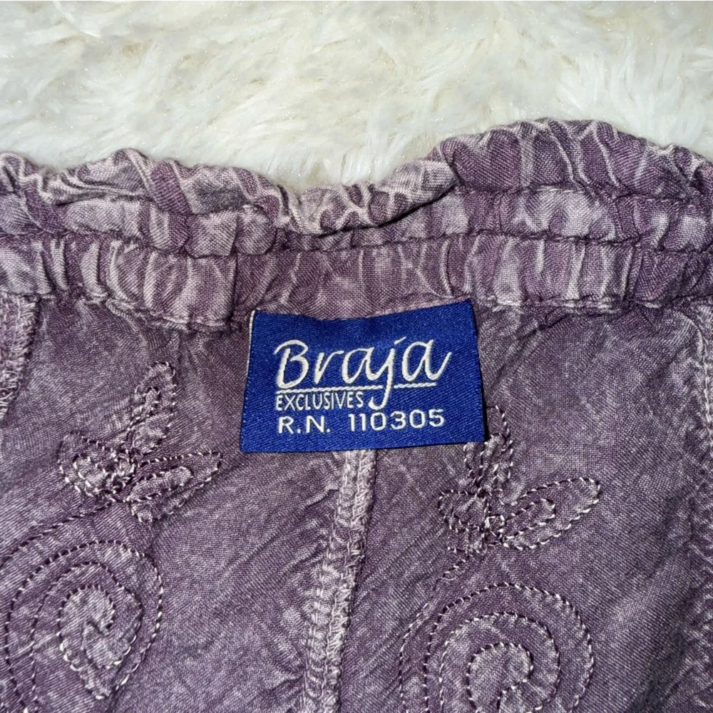 Byer California Lavender Textured Skater Skirt